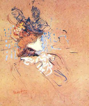  Henri  Toulouse-Lautrec Profile of a Woman Spain oil painting art